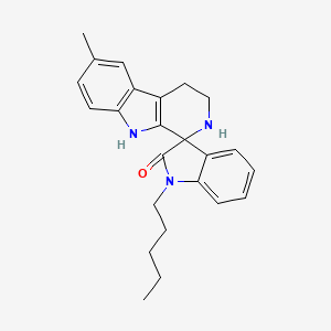 6-methyl-1'-pentyl-2,3,4,9-tetrahydrospiro[beta-carboline-1,3'-indol]-2'(1'H)-one