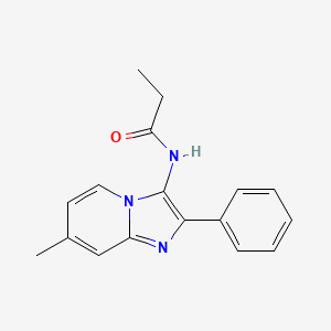 N-(7-methyl-2-phenylimidazo[1,2-a]pyridin-3-yl)propanamide