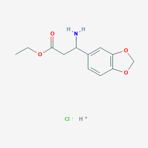 B111938 3-Amino-3-benzo[1,3]dioxol-5-yl-propionic acidethyl ester hydrochloride CAS No. 149498-94-2