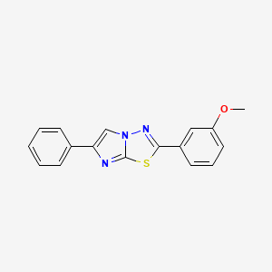 2-(3-Methoxyphenyl)-6-phenylimidazo[2,1-b][1,3,4]thiadiazole