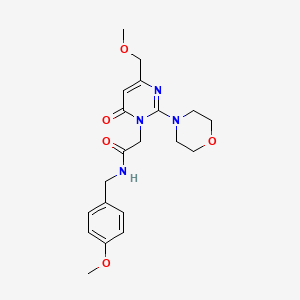 N-(4-methoxybenzyl)-2-[4-(methoxymethyl)-2-(morpholin-4-yl)-6-oxopyrimidin-1(6H)-yl]acetamide