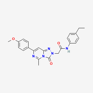 N-(4-ethylphenyl)-2-[7-(4-methoxyphenyl)-5-methyl-3-oxo[1,2,4]triazolo[4,3-c]pyrimidin-2(3H)-yl]acetamide