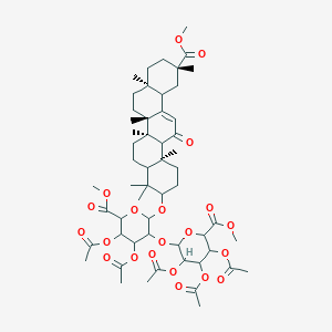 molecular formula C55H78O21 B11194172 Ethoxycarbonyl)oxan-2-YL]oxy}oxane-2-carboxylate 