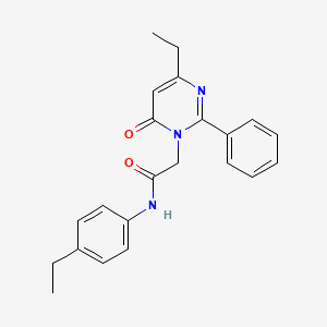 2-(4-ethyl-6-oxo-2-phenylpyrimidin-1(6H)-yl)-N-(4-ethylphenyl)acetamide