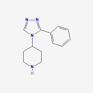 4-(3-phenyl-4H-1,2,4-triazol-4-yl)piperidine