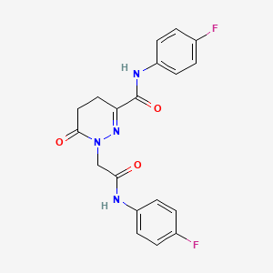 N-(4-fluorophenyl)-1-{2-[(4-fluorophenyl)amino]-2-oxoethyl}-6-oxo-1,4,5,6-tetrahydropyridazine-3-carboxamide