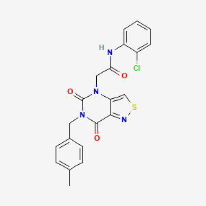 N-(2-chlorophenyl)-2-[6-(4-methylbenzyl)-5,7-dioxo-6,7-dihydro[1,2]thiazolo[4,3-d]pyrimidin-4(5H)-yl]acetamide