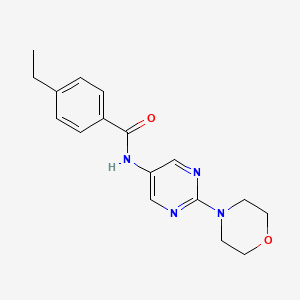 4-ethyl-N-(2-morpholinopyrimidin-5-yl)benzamide