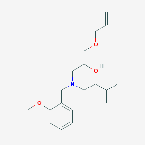 [2-Hydroxy-3-(prop-2-EN-1-yloxy)propyl][(2-methoxyphenyl)methyl](3-methylbutyl)amine