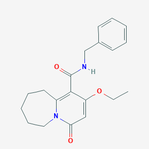 N-benzyl-2-ethoxy-4-oxo-4,6,7,8,9,10-hexahydropyrido[1,2-a]azepine-1-carboxamide