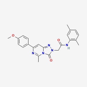 N-(2,5-dimethylphenyl)-2-[7-(4-methoxyphenyl)-5-methyl-3-oxo[1,2,4]triazolo[4,3-c]pyrimidin-2(3H)-yl]acetamide