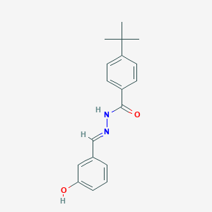 4-tert-butyl-N'-[(E)-(3-hydroxyphenyl)methylidene]benzohydrazide