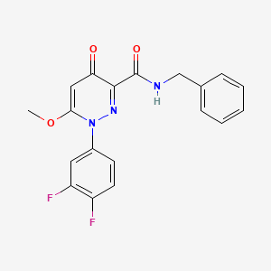 N-benzyl-1-(3,4-difluorophenyl)-6-methoxy-4-oxo-1,4-dihydropyridazine-3-carboxamide