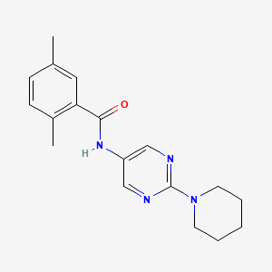 2,5-Dimethyl-N-[2-(piperidin-1-YL)pyrimidin-5-YL]benzamide