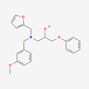 1-[(2-Furylmethyl)(3-methoxybenzyl)amino]-3-phenoxy-2-propanol