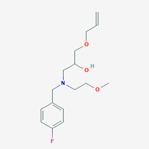 [(4-Fluorophenyl)methyl][2-hydroxy-3-(prop-2-EN-1-yloxy)propyl](2-methoxyethyl)amine