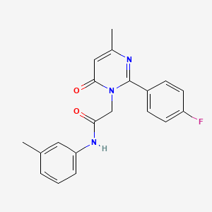 2-[2-(4-fluorophenyl)-4-methyl-6-oxopyrimidin-1(6H)-yl]-N-(3-methylphenyl)acetamide