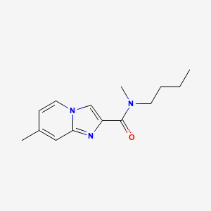 N-butyl-N,7-dimethylimidazo[1,2-a]pyridine-2-carboxamide