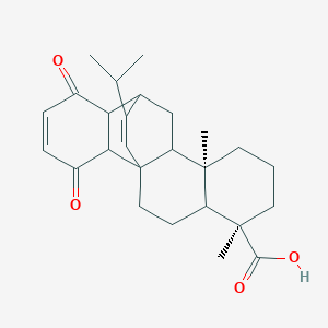 (7R,10aR)-7,10a-dimethyl-1,4-dioxo-13-(propan-2-yl)-4,4a,5,6,6a,7,8,9,10,10a,10b,11,12,12a-tetradecahydro-1H-4b,12-ethenochrysene-7-carboxylic acid