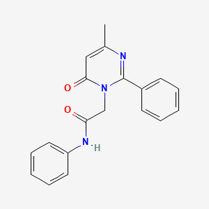 2-(4-methyl-6-oxo-2-phenylpyrimidin-1(6H)-yl)-N-phenylacetamide