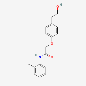 2-[4-(2-hydroxyethyl)phenoxy]-N-(2-methylphenyl)acetamide