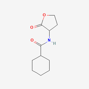 N-(2-Oxooxolan-3-YL)cyclohexanecarboxamide