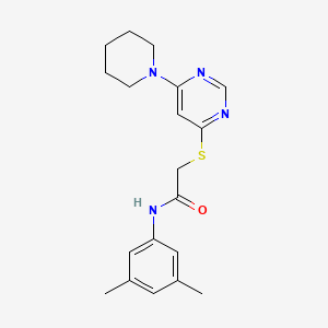 N-(3,5-Dimethylphenyl)-2-{[6-(piperidin-1-YL)pyrimidin-4-YL]sulfanyl}acetamide