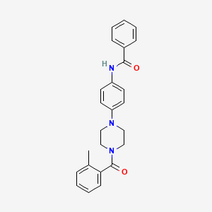 N-{4-[4-(2-Methylbenzoyl)piperazin-1-YL]phenyl}benzamide