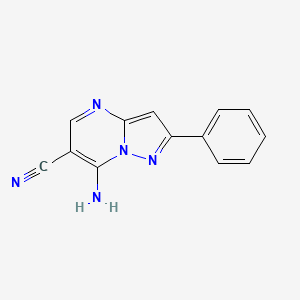 7-Amino-2-phenylpyrazolo[1,5-a]pyrimidine-6-carbonitrile