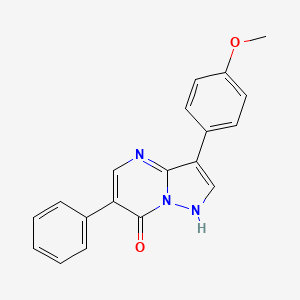 3-(4-methoxyphenyl)-6-phenylpyrazolo[1,5-a]pyrimidin-7(4H)-one