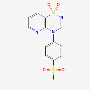 4-[4-(methylsulfonyl)phenyl]-4H-pyrido[2,3-e][1,2,4]thiadiazine 1,1-dioxide