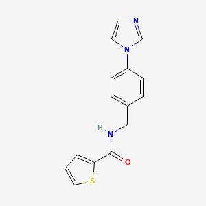 N-[4-(1H-imidazol-1-yl)benzyl]thiophene-2-carboxamide