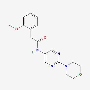 molecular formula C17H20N4O3 B11195334 2-(2-methoxyphenyl)-N-(2-morpholinopyrimidin-5-yl)acetamide 