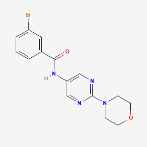 3-bromo-N-(2-morpholinopyrimidin-5-yl)benzamide