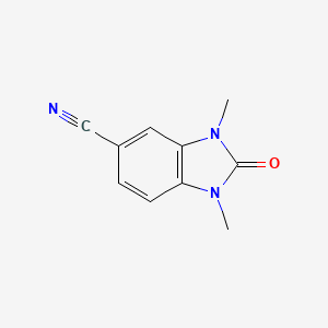 molecular formula C10H9N3O B11195353 1,3-dimethyl-2-oxo-2,3-dihydro-1H-benzimidazole-5-carbonitrile 