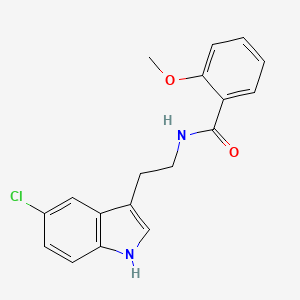 N-[2-(5-chloro-1H-indol-3-yl)ethyl]-2-methoxybenzamide