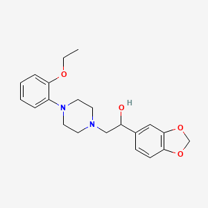 1-(1,3-Benzodioxol-5-yl)-2-[4-(2-ethoxyphenyl)piperazin-1-yl]ethanol