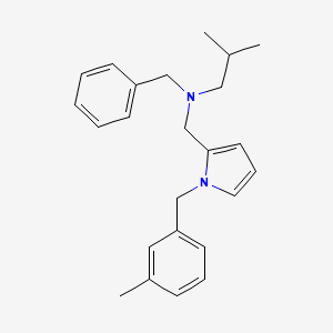 Benzyl({1-[(3-methylphenyl)methyl]-1H-pyrrol-2-YL}methyl)(2-methylpropyl)amine