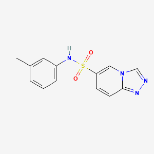 N-(3-methylphenyl)[1,2,4]triazolo[4,3-a]pyridine-6-sulfonamide