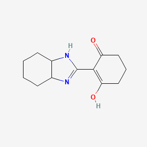 molecular formula C13H18N2O2 B11195497 2-(octahydro-2H-benzimidazol-2-ylidene)cyclohexane-1,3-dione 