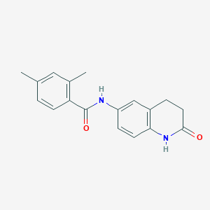 2,4-dimethyl-N-(2-oxo-1,2,3,4-tetrahydroquinolin-6-yl)benzamide