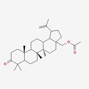 molecular formula C32H50O3 B11195562 (5xi,9xi,13xi,17xi,18xi)-3-Oxolup-20(29)-en-28-yl acetate 