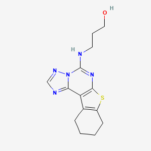 3-(8,9,10,11-Tetrahydro[1]benzothieno[3,2-e][1,2,4]triazolo[1,5-c]pyrimidin-5-ylamino)-1-propanol