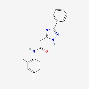 N-(2,4-dimethylphenyl)-2-(3-phenyl-1H-1,2,4-triazol-5-yl)acetamide