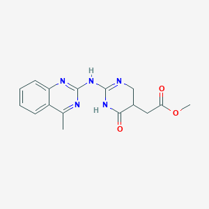 Methyl {6-hydroxy-2-[(4-methylquinazolin-2-yl)amino]-4,5-dihydropyrimidin-5-yl}acetate