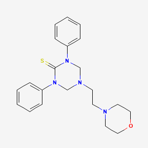 5-[2-(Morpholin-4-yl)ethyl]-1,3-diphenyl-1,3,5-triazinane-2-thione