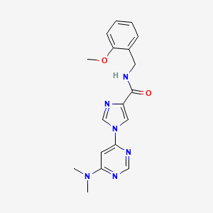 1-(6-(dimethylamino)pyrimidin-4-yl)-N-(2-methoxybenzyl)-1H-imidazole-4-carboxamide