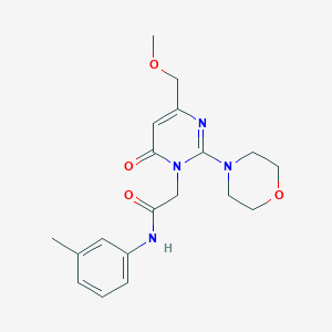 2-[4-(methoxymethyl)-2-(morpholin-4-yl)-6-oxopyrimidin-1(6H)-yl]-N-(3-methylphenyl)acetamide