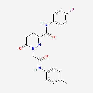 N-(4-fluorophenyl)-1-{2-[(4-methylphenyl)amino]-2-oxoethyl}-6-oxo-1,4,5,6-tetrahydropyridazine-3-carboxamide