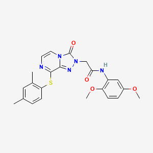 N-(2,5-dimethoxyphenyl)-2-{8-[(2,4-dimethylphenyl)sulfanyl]-3-oxo[1,2,4]triazolo[4,3-a]pyrazin-2(3H)-yl}acetamide